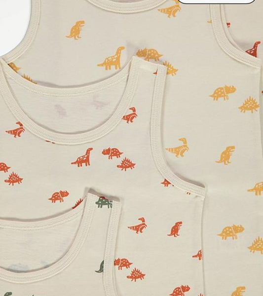 George Pack of 5 Dinosaur Vests