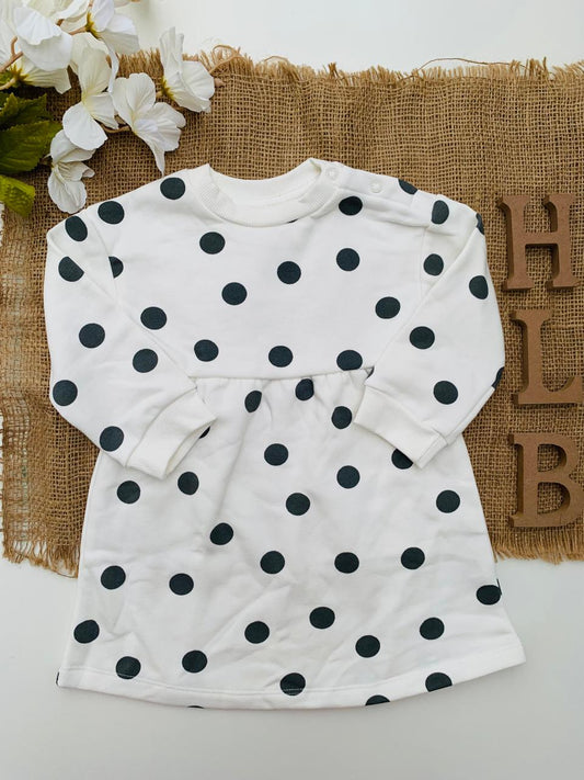 Tu Clothing Polka Sweat Frock