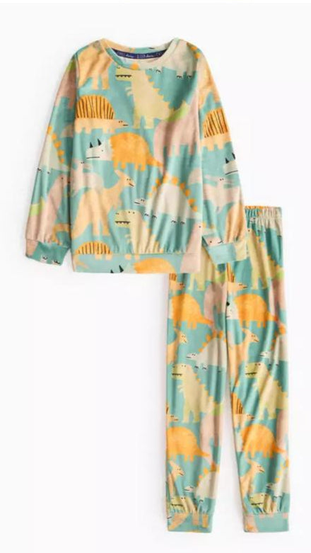 Tu Clothing Dinosaur Fleece Shirt & Trouser Set