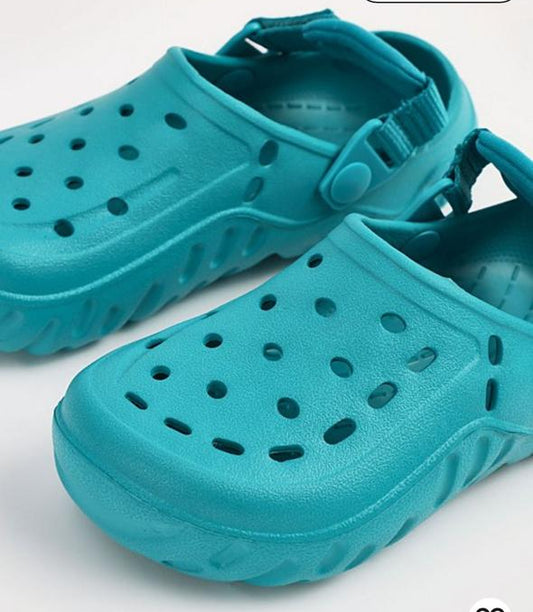 George Back Strap Chunky Clog