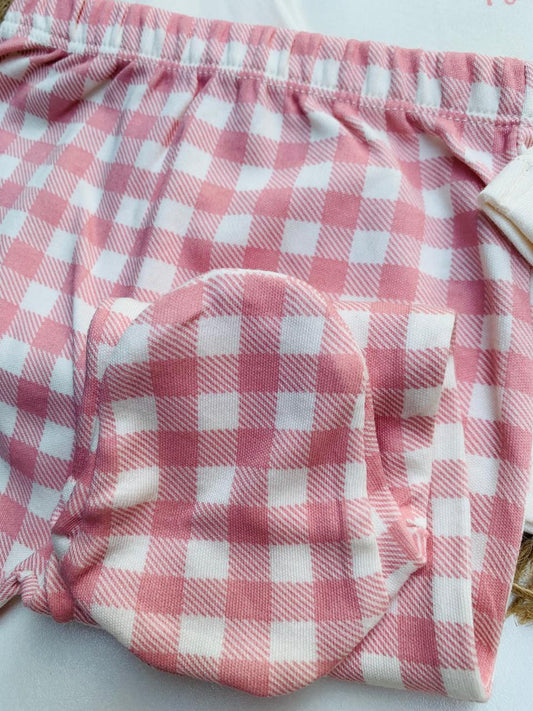 George Bear Face Shirt & Footed Pyjama Set