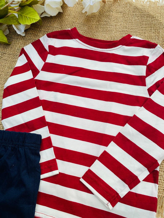 George Stripes Shirt & Trouser Set