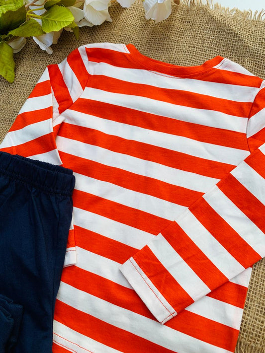 George Stripes Shirt & Trouser Set