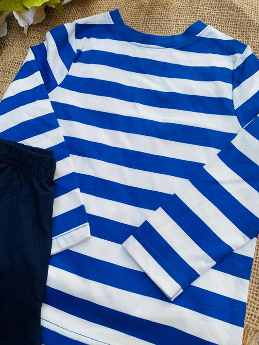 George Stripes Shirt & Trouser Set