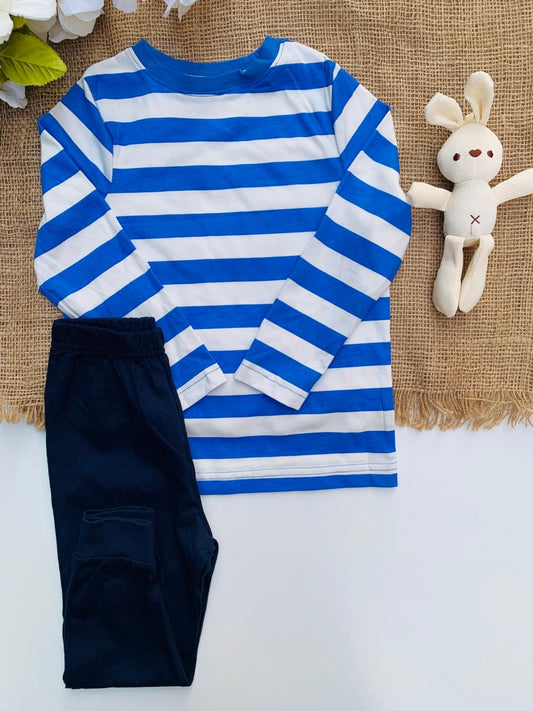 George Stripes Shirt & Trouser Set