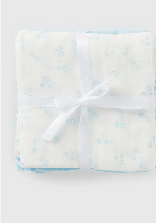 Matalan Pack of 3 Muslin Square