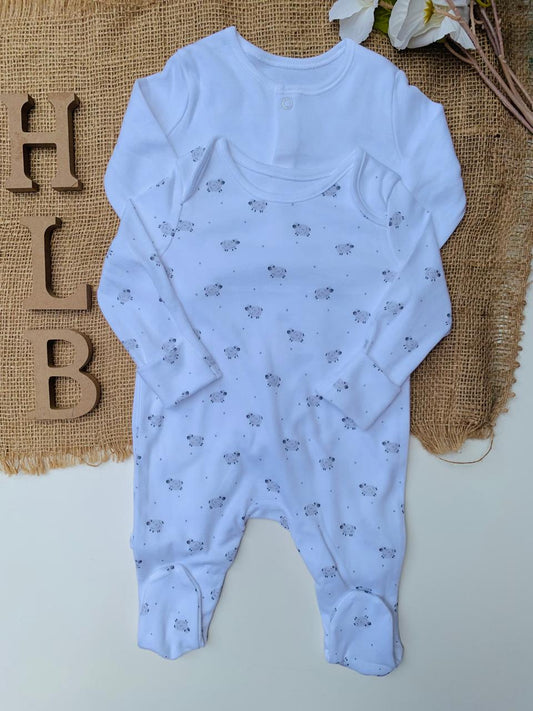 George Pack of 2 Sleepsuits