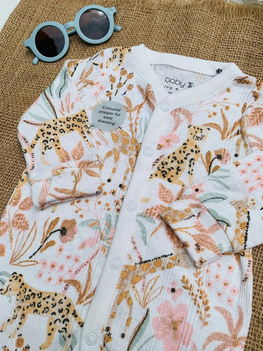 Tu Clothing Ribbed Safari Sleepsuit