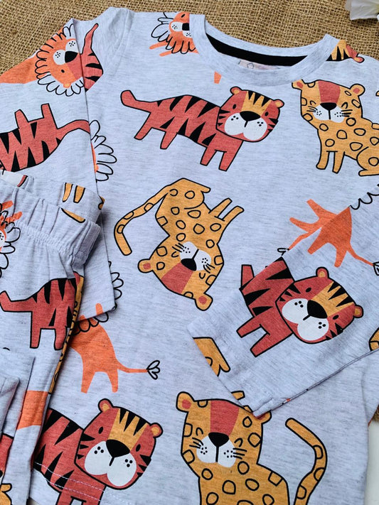 Matalan Printed Lions Shirt & Trouser Set