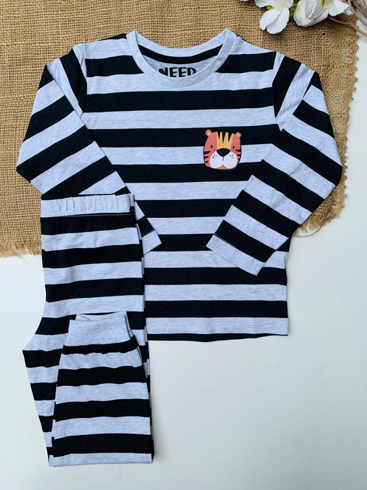 Matalan Print Face Lion Shirt & Trouser Set