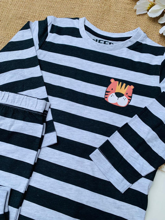 Matalan Print Face Lion Shirt & Trouser Set