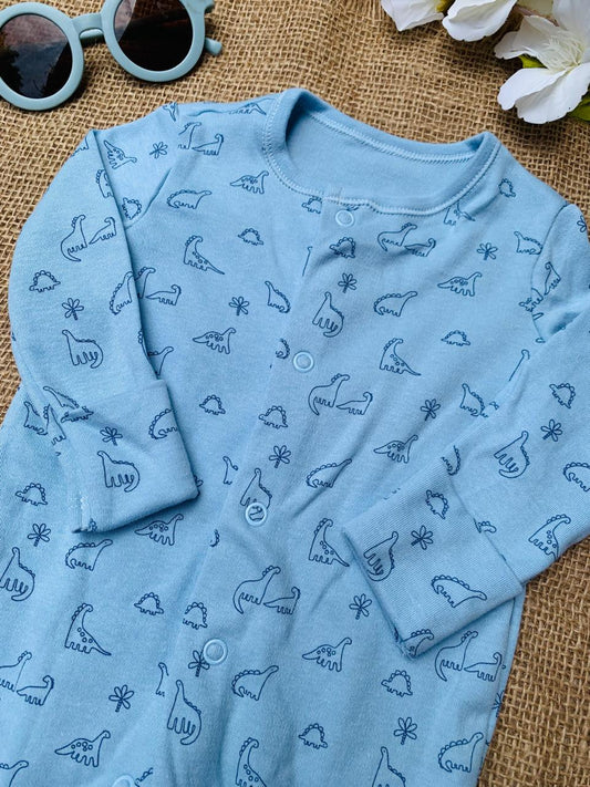 George Dinosaur Printed Sleepsuit