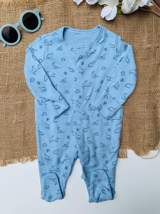 George Dinosaur Printed Sleepsuit