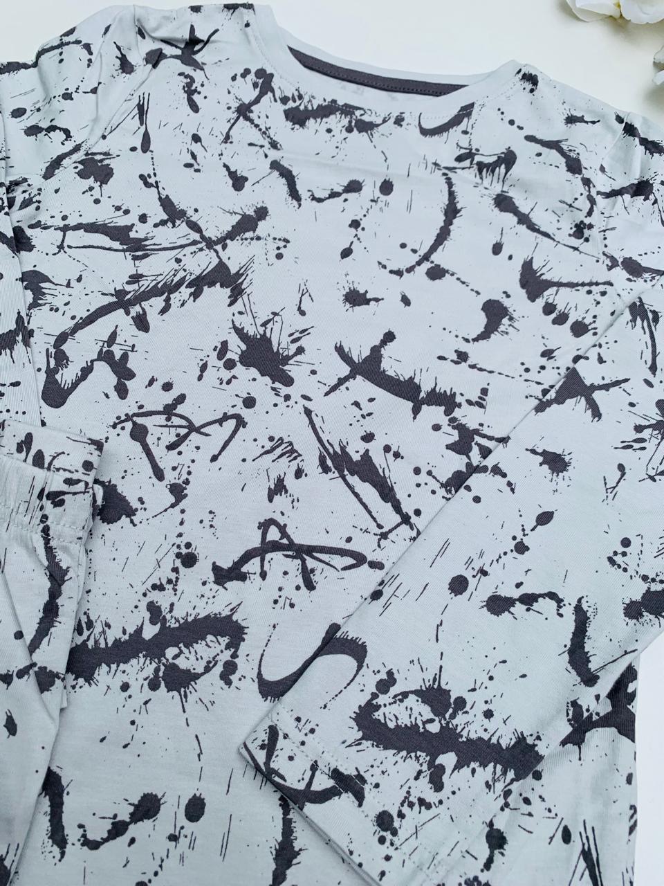 George Paint Splatter Shirt & Trouser Set