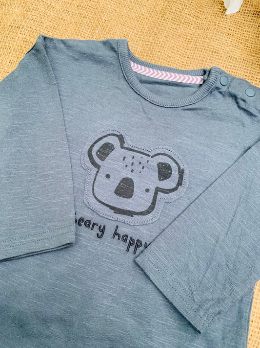 George Embroidered Bear Face Shirt