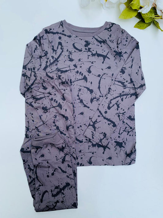 George Paint Splatter Shirt & Trouser Set