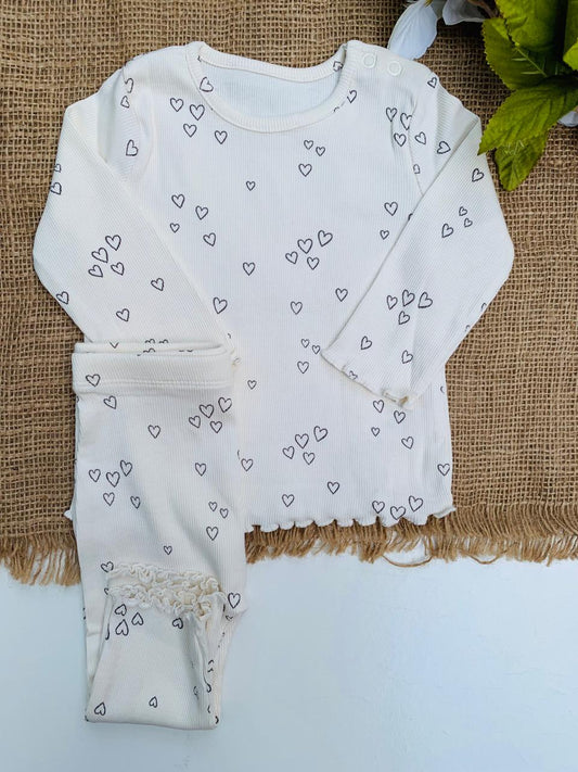 George Hearts Shirt & Trouser Set