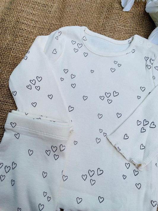 George Hearts Shirt & Trouser Set