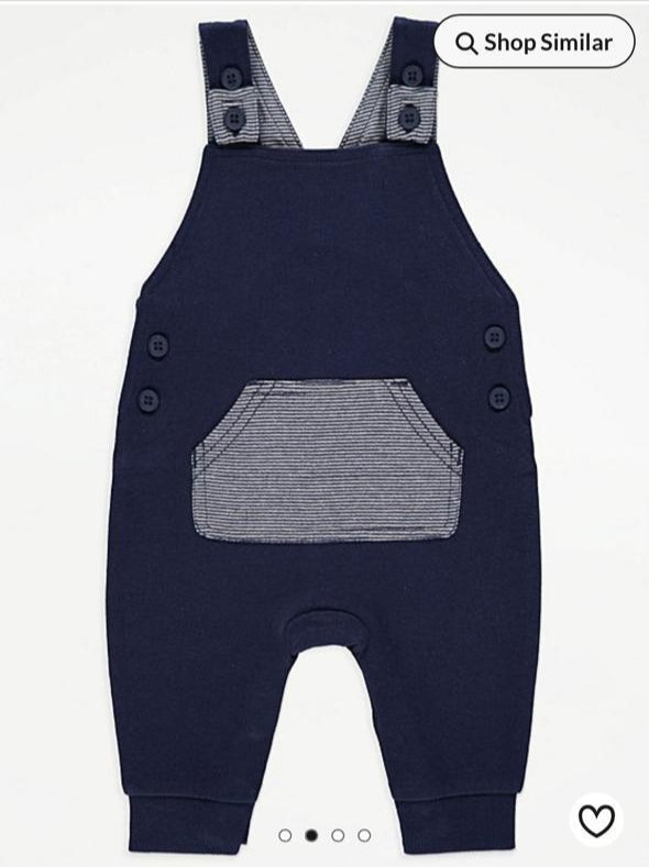 George Pocket Dungaree with Bodysuit