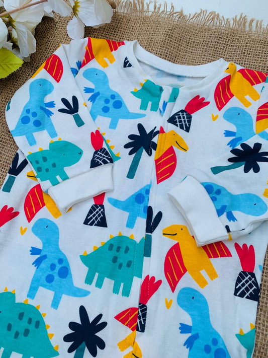 George Dino themed Sleepsuit