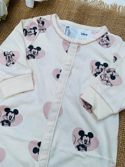 H&M Minnie mouse Sleepsuit