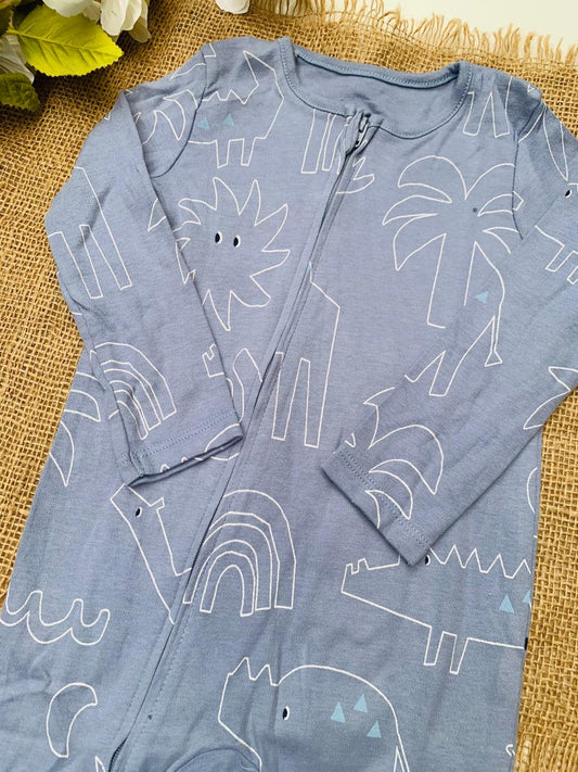 George Zipped Sleepsuit