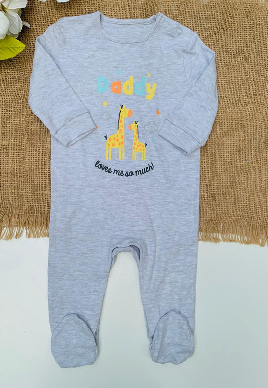 Matalan "Daddy Loves me so much" Sleepsuit
