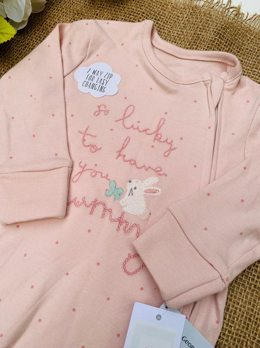 George "So lucky to have you Mummy" Sleepsuit