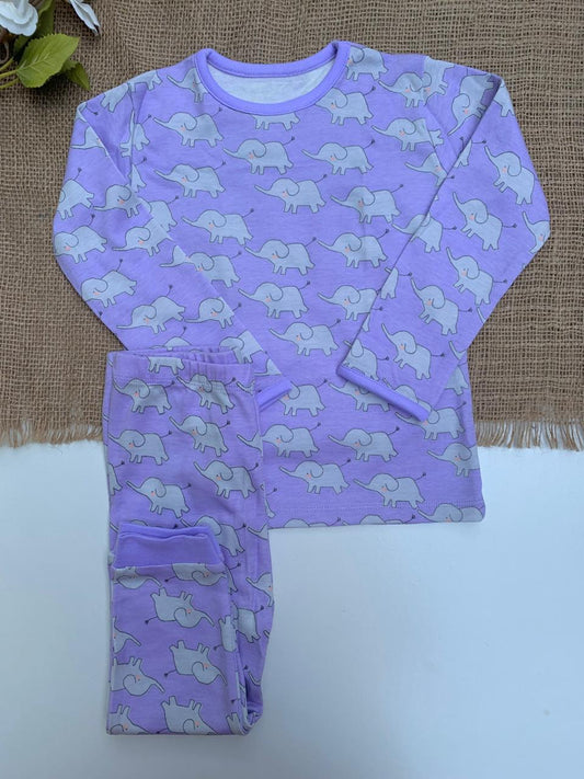 George Printed Elephants shirt & Trouser Set
