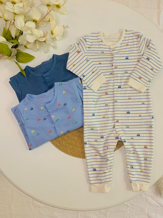 George Pack of 3 Vehicles Sleepsuit