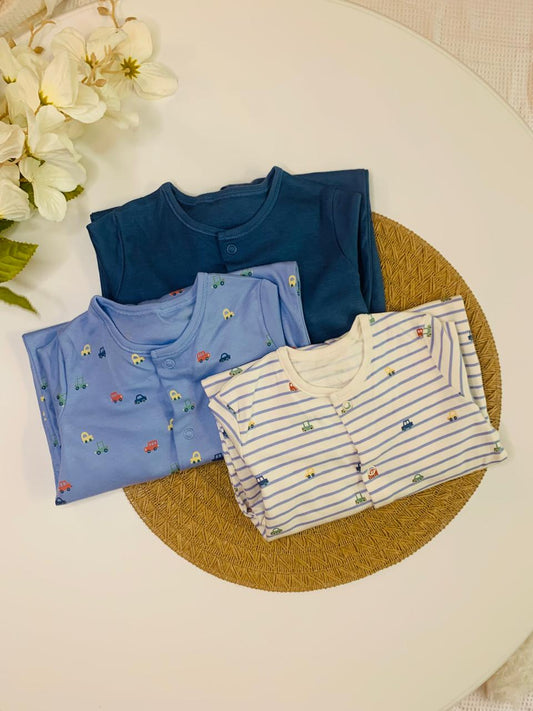 George Pack of 3 Vehicles Sleepsuit