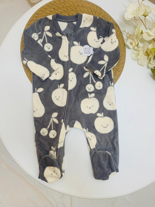 George Pear Fleeced Sleepsuit