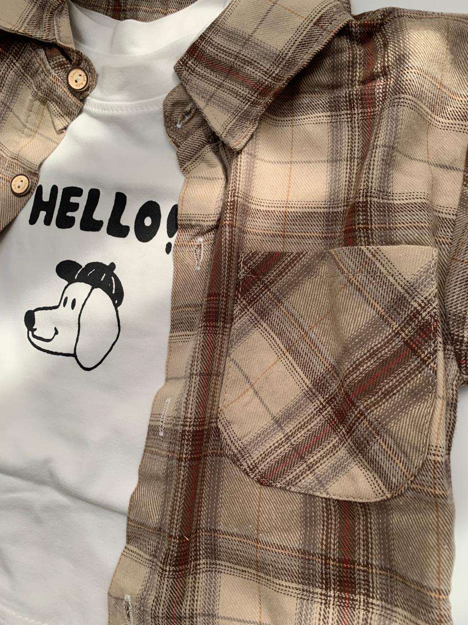 "Hello" 3Pc Set