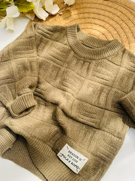 Knitted Textured Sweater