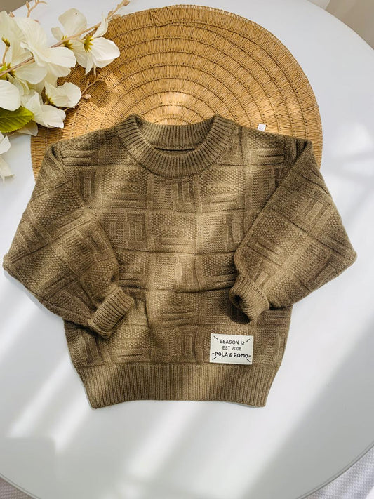 Knitted Textured Sweater