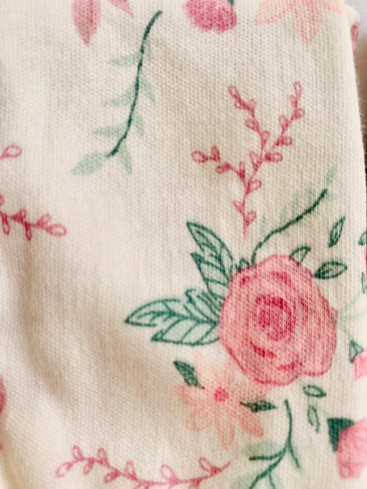 Pack of 1 Ribbed Cap, Pair of Mittens & 2 Burp Cloths