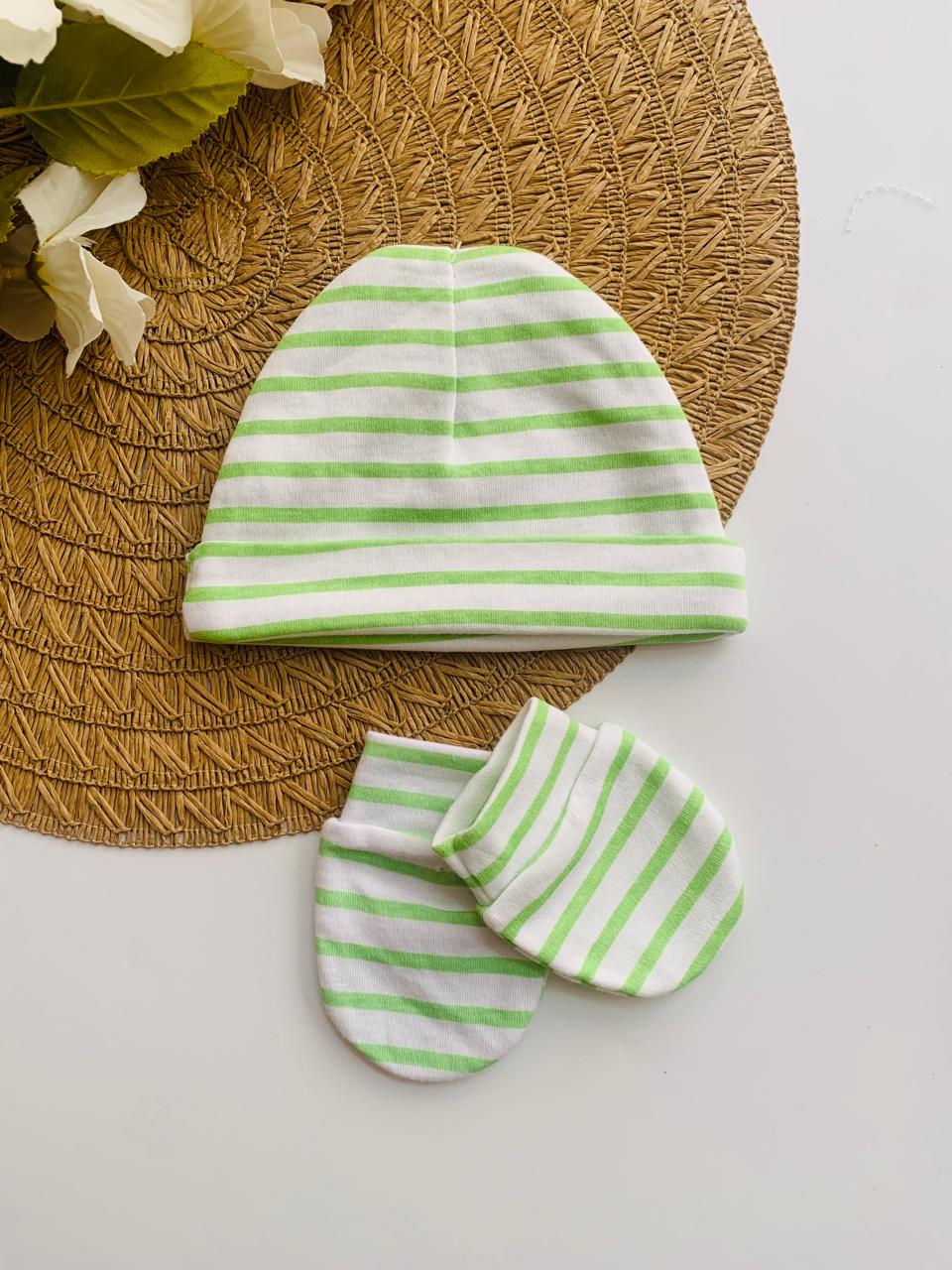 Pack of 3 Caps & Mittens Set