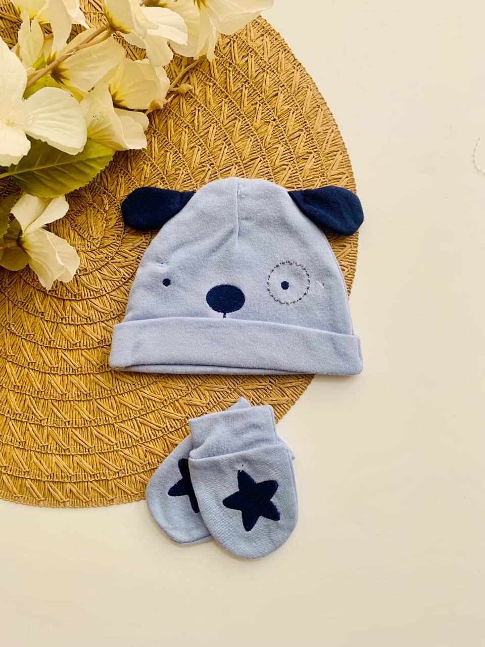 Pack of 3 Caps & Mittens Set