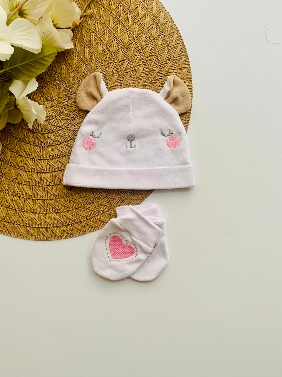 Pack of 3 Caps & Mittens Set