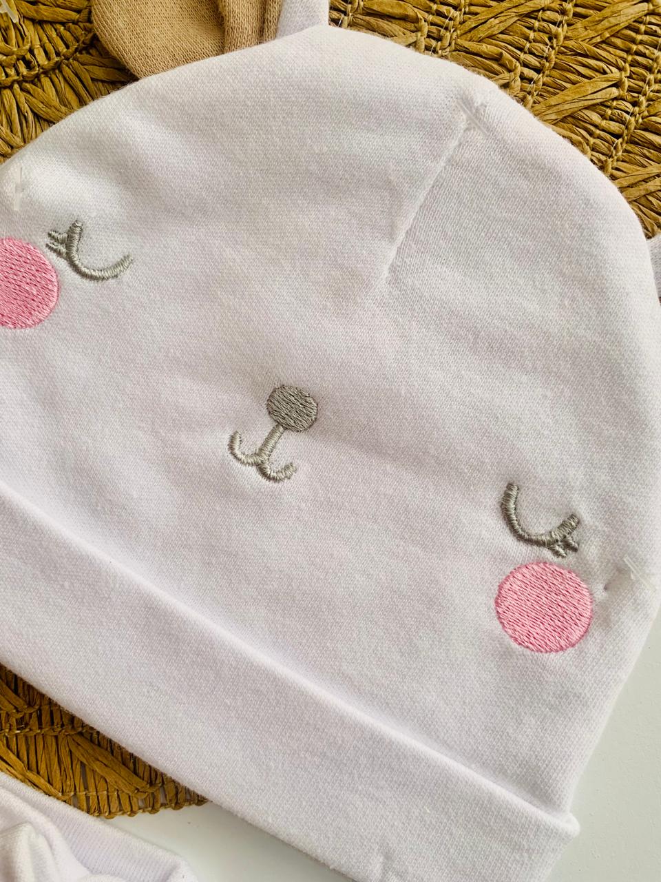 Pack of 3 Caps & Mittens Set