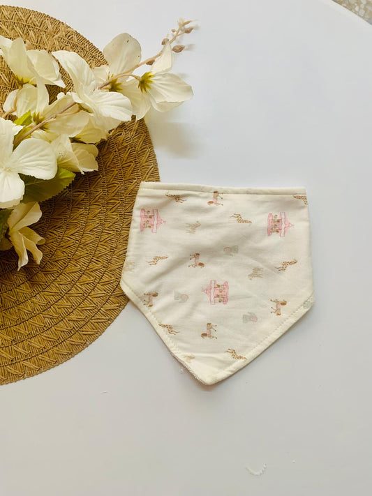 Pack of 3 Bandana Floral Bibs with Head band
