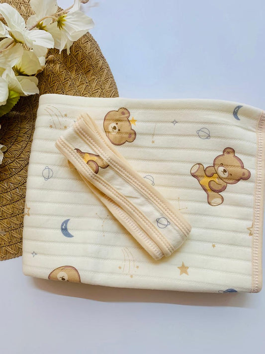 Bear Print Lightweight Blanket