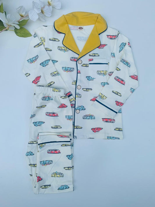 Cars Print Nightsuit