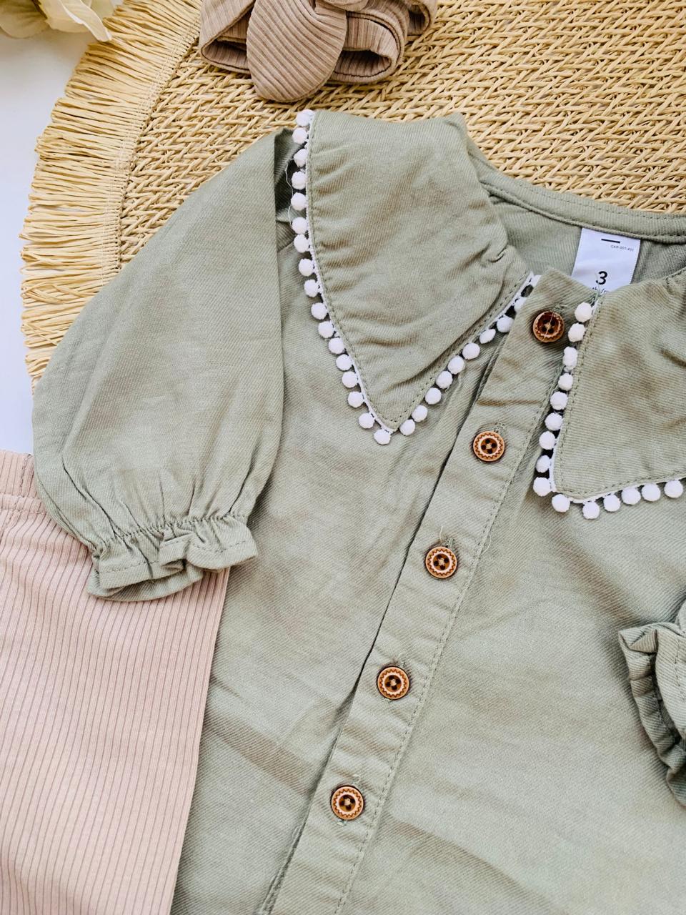 3Pc Shirt ,Tights & Headband Set