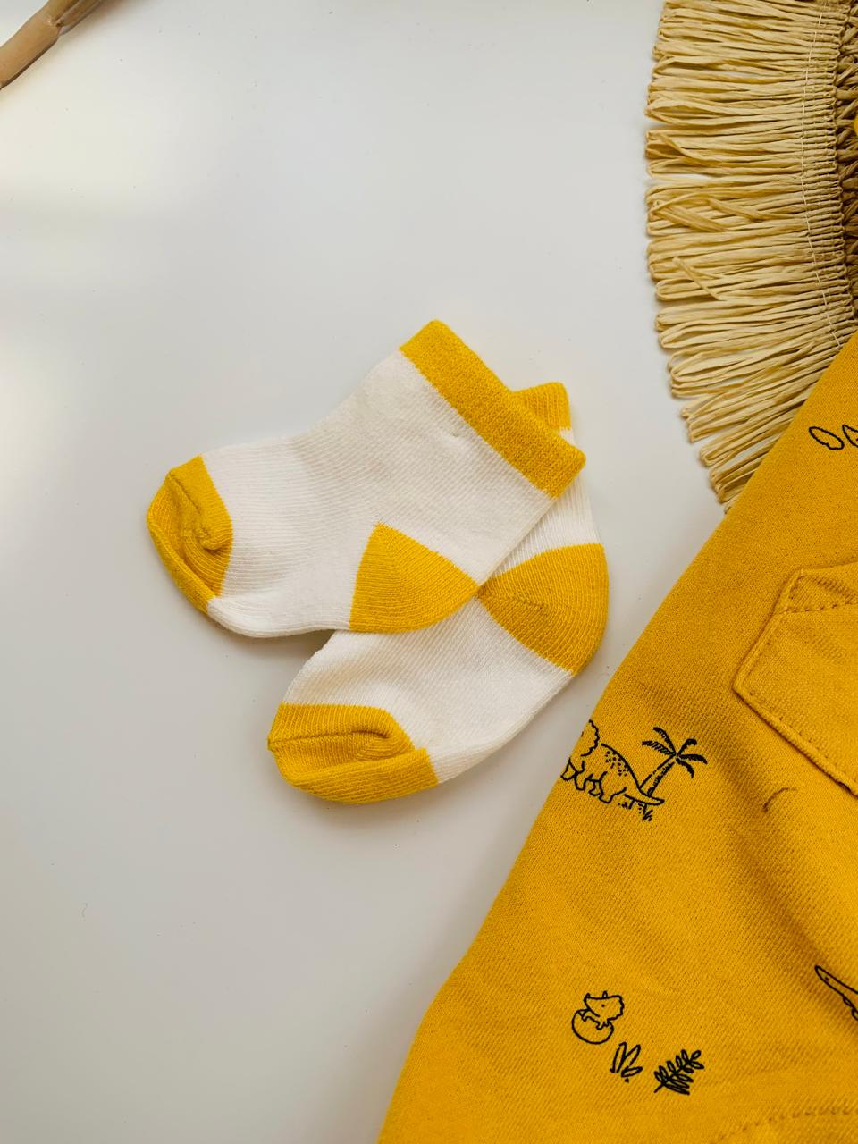 Dinosaurs Dungaree Set with Bodysuit & Socks