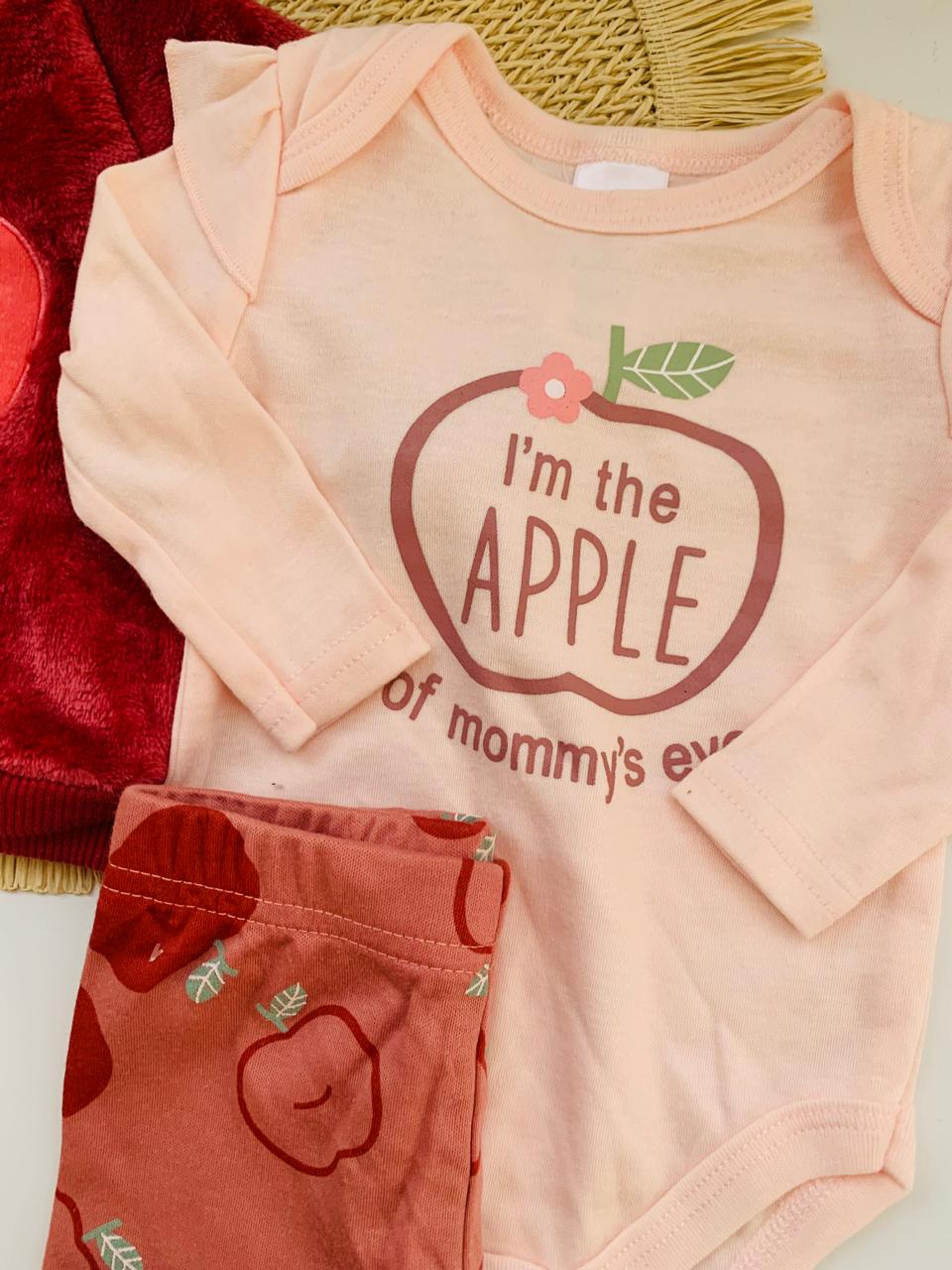 4Pc Velour Shirt, Bodysuit with Pack of two Trousers