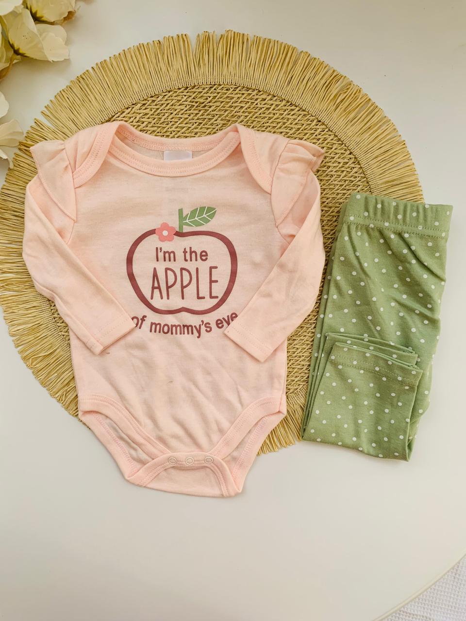 4Pc Velour Shirt, Bodysuit with Pack of two Trousers