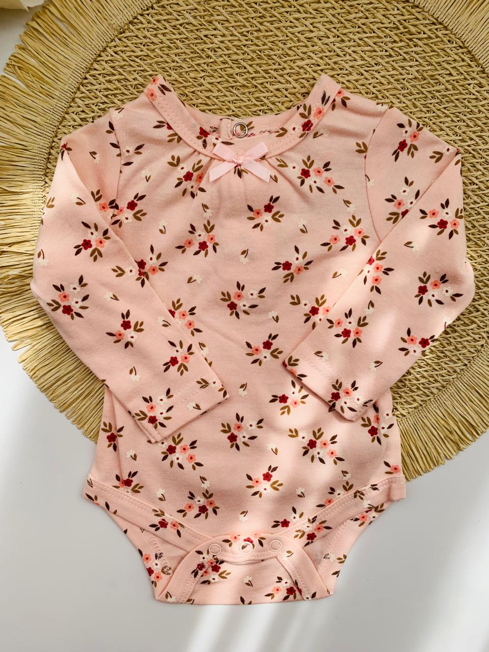 3Pc Velour Floral Frock with Headband