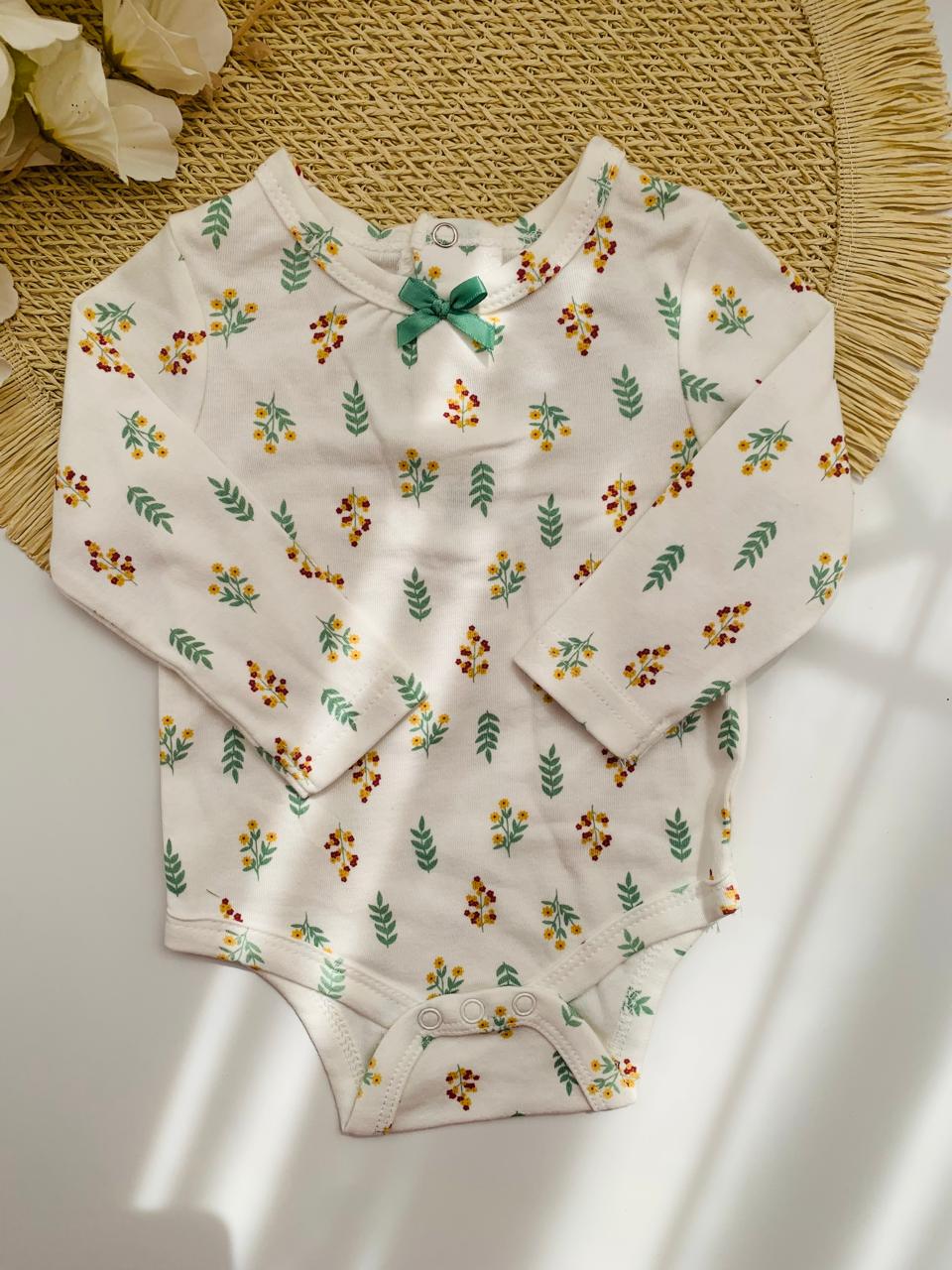 3Pc Fleece lined Frock with Bodysuit & Headband
