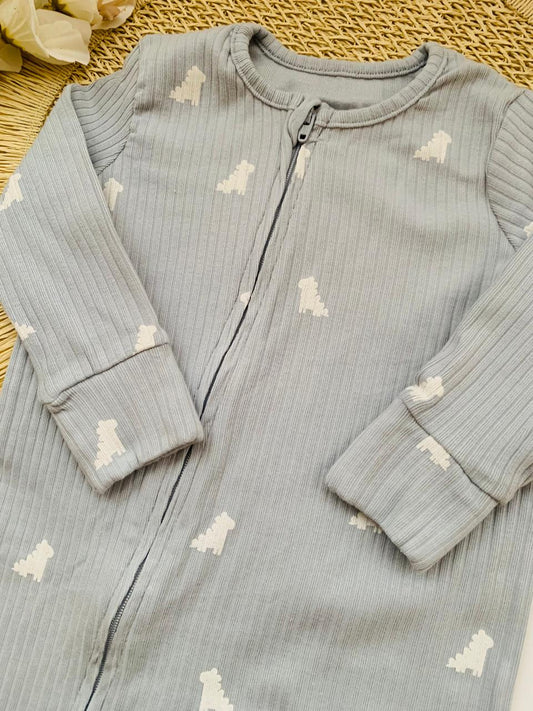 George Dino Print Sleepsuit